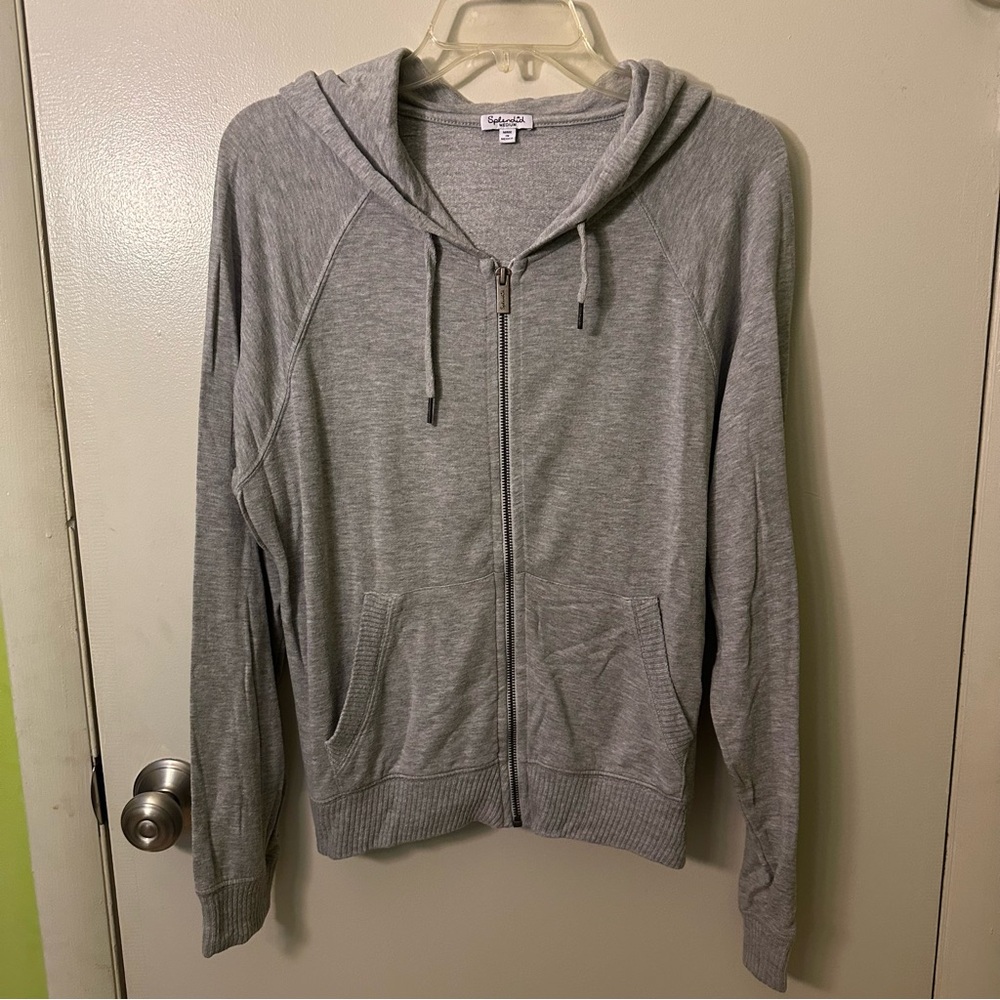 Splendid Gray Zip-Up Hoodie